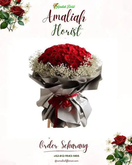 Buket Bunga Purba Tua